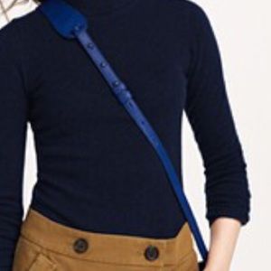 Jcrew 100% cashmere navy turtleneck  xxs